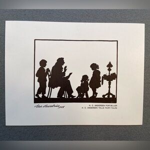 Vintage‎ Collection,Silhouette prints Hans Christian Andersen by Else Hasselriis